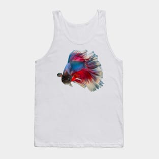 Siamese Fighting fish lovely design for people who keep tropical fish Tank Top